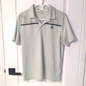 Adidas Golf Shirt Small (Mens) (Green) (Mint Green)